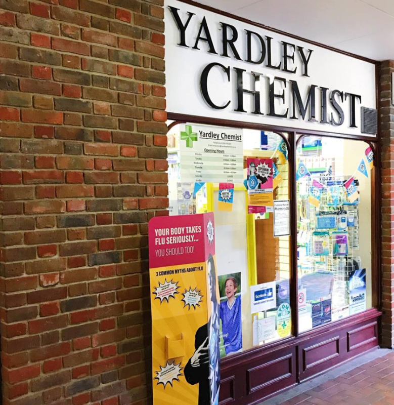 Yardley Chemist Burley House, 15 High Street, Rayleigh, Essex, SS6